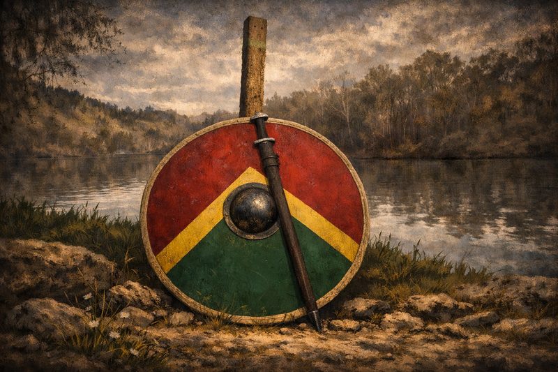 Vordr Ulfr of Fjalland Vikingr shield
